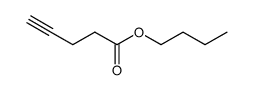 butyl 4-pentynoate Structure
