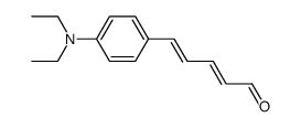 (E,E)-5-[4-(DIETHYLAMINO)PHENYL]PENTA-2,4-DIENAL Structure