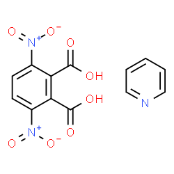 3,6-dinitrophthalic acid monopyridinium salt Structure