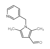 2,5-DIMETHYL-1-PYRIDIN-3-YLMETHYL-1H-PYRROLE-3-CARBALDEHYDE Structure