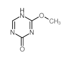 4-methoxy-3H-1,3,5-triazin-2-one Structure