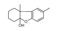 8,9b-dimethyl-1,2,3,4-tetrahydrodibenzofuran-4a-ol结构式