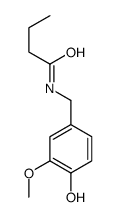 N-[(4-hydroxy-3-methoxyphenyl)methyl]butanamide结构式