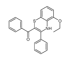 (5-ethoxy-3-phenyl-4H-1,4-benzothiazin-2-yl)-phenylmethanone Structure