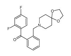 2,4-DIFLUORO-2'-[8-(1,4-DIOXA-8-AZASPIRO[4.5]DECYL)METHYL]BENZOPHENONE picture