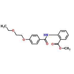 Methyl 2-{[4-(2-ethoxyethoxy)benzoyl]amino}benzoate Structure