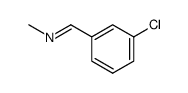 N-(3-chlorobenzylidene)methanamine Structure