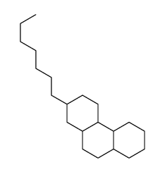 2-heptyl-1,2,3,4,4a,4b,5,6,7,8,8a,9,10,10a-tetradecahydrophenanthrene Structure