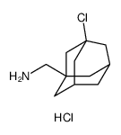 Tricyclo[3.3.1.13,7]decane-1-methanamine, 3-chloro-, hydrochloride (1:1)结构式