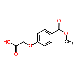 2-(4-(甲氧基羰基)苯氧基)乙酸结构式