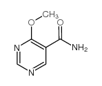 4-甲氧基-5-嘧啶羧胺结构式