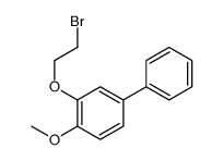 2-(2-bromoethoxy)-1-methoxy-4-phenylbenzene结构式