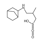 3-(3-bicyclo[2.2.1]heptanylamino)-2-methylpropane-1-sulfonic acid Structure