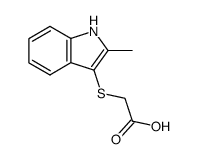 (2-methylindol-3-ylsulfanyl)acetic acid picture