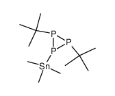 1,2-di-tert-butyl-3-trimethylstannyl-cyclotriphosphane Structure