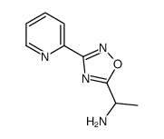 1-[3-(2-Pyridinyl)-1,2,4-oxadiazol-5-yl]ethanamine Structure