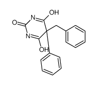 5-benzyl-5-phenylbarbituric acid Structure