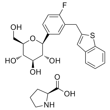 Ipragliflozin L-Proline Structure