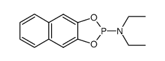 2,3-naphthylene diethylaminophosphite结构式