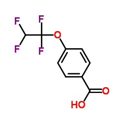 4-(1,1,2,2-Tetrafluoroethoxy)benzoic acid structure