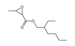 2,3-Epoxy-buttersaeure-<2-ethyl-hexyl-ester> Structure