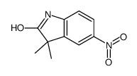 3,3-Dimethyl-5-nitroindolin-2-one Structure