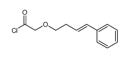 (E)-2-((4-phenylbut-3-en-1-yl)oxy)acetyl chloride结构式