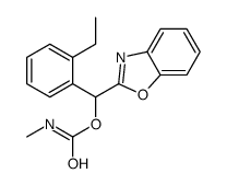 [1,3-benzoxazol-2-yl-(2-ethylphenyl)methyl] N-methylcarbamate结构式