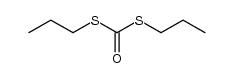 Dithiocarbonic acid S,S-dipropyl ester结构式