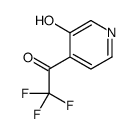 2,2,2-trifluoro-1-(3-hydroxypyridin-4-yl)ethanone结构式