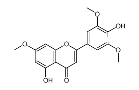 5,4'-dihydroxy-7,3',5'-trimethoxyflavone Structure