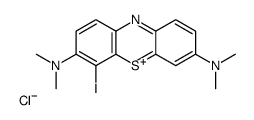 [7-(dimethylamino)-4-iodophenothiazin-3-ylidene]-dimethylazanium,chloride Structure