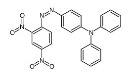 4-[(2,4-dinitrophenyl)diazenyl]-N,N-diphenylaniline结构式