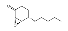 (RS)-(2l,3l,4u)-2,3-Epoxy-4-pentylcyclohexanon结构式