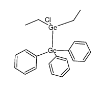 1-chloro-1,1-diethyl-2,2,2-triphenyldigermane Structure