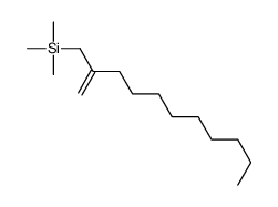 trimethyl(2-methylideneundecyl)silane Structure