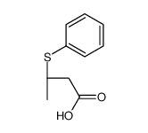 (3R)-3-phenylsulfanylbutanoic acid结构式