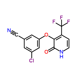 3-氯-5-[[2-氧代-4-(三氟甲基)-1,2-二氢吡啶-3-基]氧基]苯甲腈图片