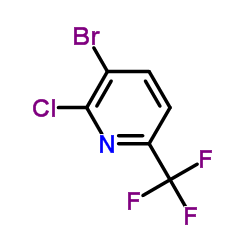 3-Bromo-2-chloro-6-(trifluoromethyl)pyridine Structure