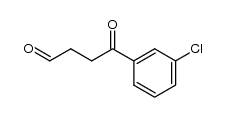 4-(3-chlorophenyl)-4-oxobutanal Structure