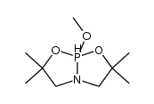 3,3,7,7-tetramethyl-1 methoxy-2,8 dioxa-5 aza-1 phosphaV[3,3,0]bicyclooctane Structure