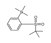 (2-tert-butylsulfonylphenyl)-trimethylsilane结构式