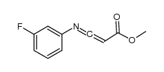 methyl N-(3-fluorophenyl)ketenimine-1-carboxylate Structure