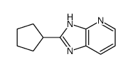 2-环戊基-1H-咪唑并[4,5-b]吡啶结构式