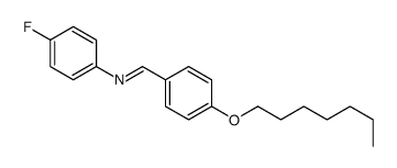 N-(4-fluorophenyl)-1-(4-heptoxyphenyl)methanimine Structure