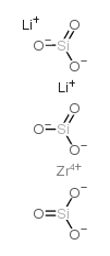 LITHIUM ZIRCONIUM SILICATE结构式