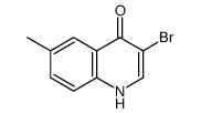 3-Bromo-4-hydroxy-6-methylquinoline Structure