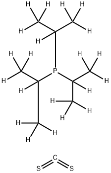 [2H21]-三异丙基1-膦二硫化碳结构式