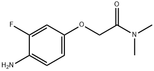 2-(4-amino-3-fluorophenoxy)-N,N-dimethylacetamide Structure