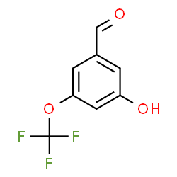 3-羟基-5-(三氟甲氧基)苯甲醛结构式